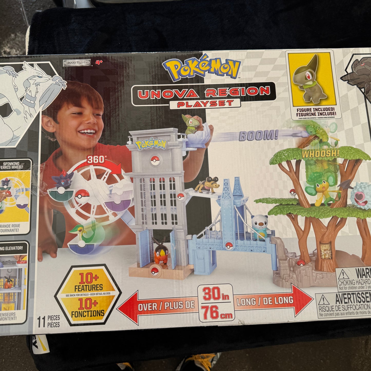 POKEMON Jakks Pacific 2011 UNOVA REGION PLAYSET - USED