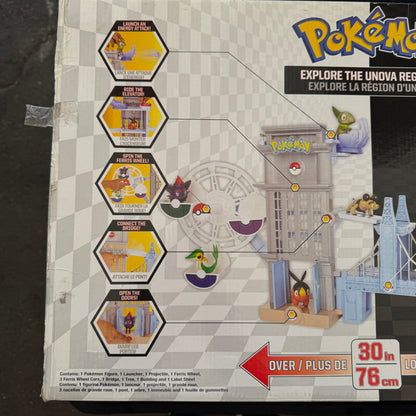 POKEMON Jakks Pacific 2011 UNOVA REGION PLAYSET - USED