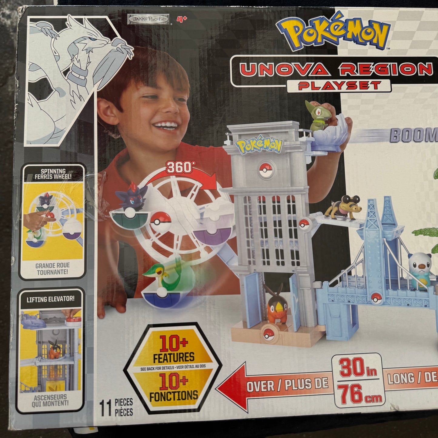 POKEMON Jakks Pacific 2011 UNOVA REGION PLAYSET - USED