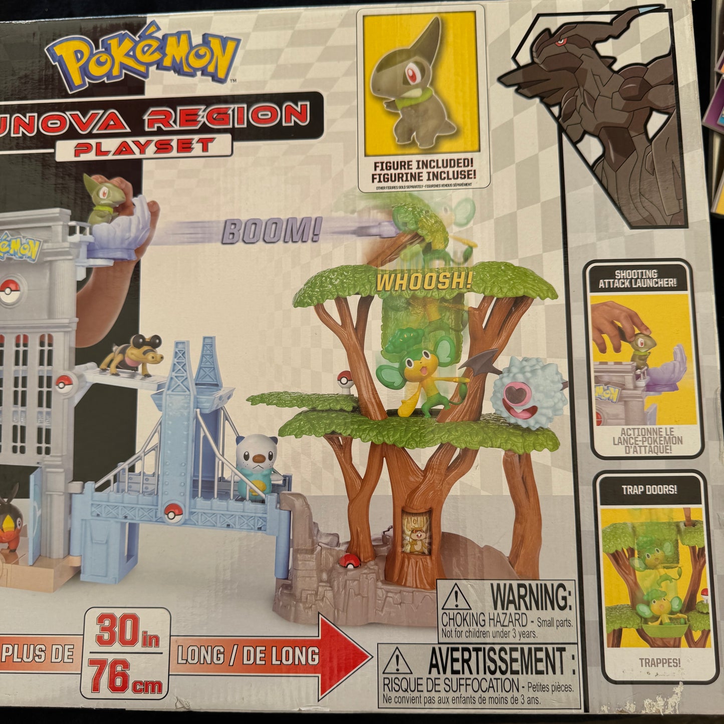 POKEMON Jakks Pacific 2011 UNOVA REGION PLAYSET - USED